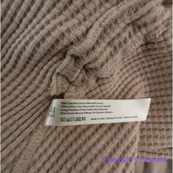 New! Free People FP One Katya Thermal Tank mini Dress cream, size L - Picture 9 of 12